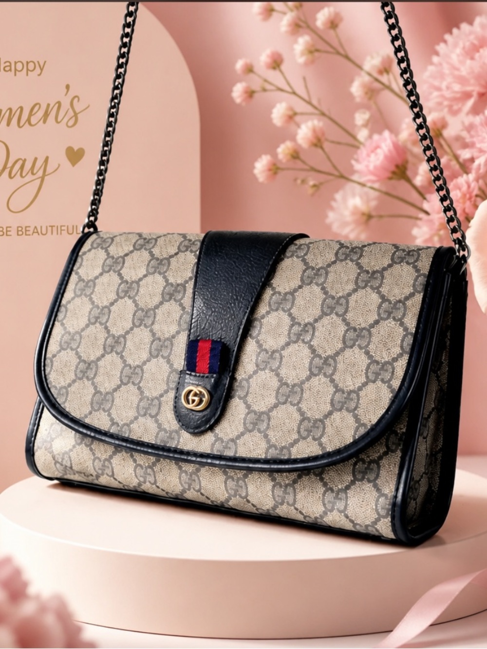 Authentic Gucci Leather Clutch Crossbody/Shoulder Bag Gucci.